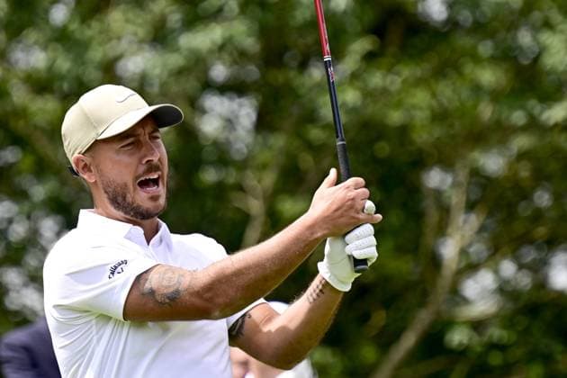 Eden Hazard pictured during the 2025 Soudal Open DP World Tour golf tournament, in Schilde, Wednesday 21 May 2025. From May 22 to 25, Rinkven Golf Club in Schilde will host the fourth edition of the Soudal Open, the Belgian leg of the DP World Tour. DIRKxWAEM  x124635968x