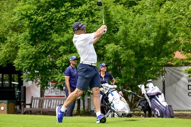 Wesley Sonck pictured during the 2025 Soudal Open DP World Tour golf tournament, in Schilde, Wednesday 21 May 2025. From May 22 to 25, Rinkven Golf Club in Schilde will host the fourth edition of the Soudal Open, the Belgian leg of the DP World Tour. DIRKxWAEM  x124646960x