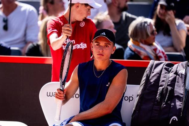 HAMBURG, GERMANY - MAY 21: Justin Engel of Germany looks on during a sit down in his Men s Singles Second Round match against Andrey Rublev of Russia during Day Five of the Bitpanda Hamburg Open at Am Rothenbaum on May 21, 2025 in Hamburg, Germany. (Photo by Rene Nijhuis) SPO  Copyright: xRenexNijhuis