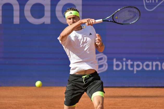 Alexander Zverev GER 21 05 2025 Tennis Hamburg Open ATP 500, Tennis Stadium am Rothenbaum, Hamburg, Copyright: xpepphotox xPeterxEppingerx pep00321, pep_20250521_hm_46396