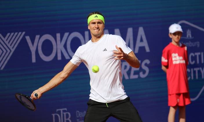 Bitpanda Hamburg Open, ATP Tournament 500, Round of 16 Alexander Zverev Germany