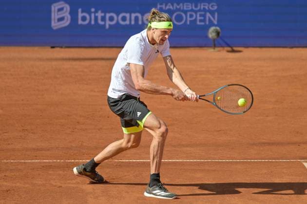 Alexander Zverev GER 21 05 2025 Tennis Hamburg Open ATP 500, Tennis Stadium am Rothenbaum, Hamburg, Copyright: xpepphotox xPeterxEppingerx pep00321, pep_20250521_hm_46392