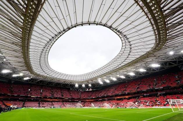 A general view inside the Stadium Tottenham Hotspur v Manchester United, ManU Europa League Final, Football, San Mames Stadium, Bilbao, Spain - 21 May 2025 EDITORIAL USE ONLY No use with unauthorised audio, video, data, fixture lists, club league logos or live services. Online in-match use limited to 120 images, no video emulation. No use in betting, games or single club league player publications. Copyright: xGokhanxTaner Shutterstockx 15312892l
