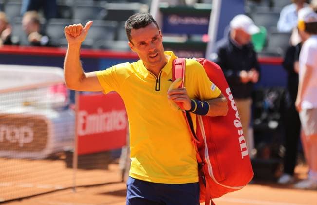 21 05 2025, xcex, GER, Hamburg, Tennis Stadion am Rothenbaum, Tennis, Men, ATP 500 Tournament, Tournament, Bitpanda Hamburg Open 2025, Roberto Bautista Agut Spain DFL regulations prohibit any use of photographs as image sequences and or quasi video