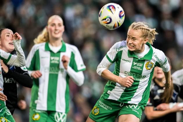250521 Hammarbys Julie Blakstad during the final of the Swedish Cup between Hammarby and IFK Norrköping on May 21, 2025 in Stockholm  Copyright: MAXIMxTHORE BB250521MT044