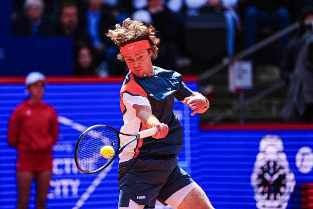 Andrey Rublev RUS GER, Andrey Rublev RUS vs Justin Engel GER , Tennis, ATP 500, Bitpanda Hamburg Open, Round of 16, 21 05 2025 GER, Andrey Rublev RUS vs Justin Engel GER , Tennis, ATP 500, Bitpanda Hamburg Open, Round of 16, 21 05 2025 Hamburg Copyright: xEibner-Pressefoto MarcelxvonxFehrnx EP_MFN