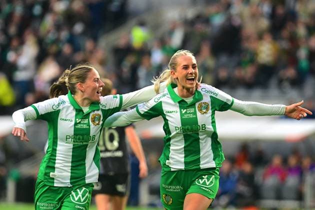 Football, Women, Final, Hammarby IF wins Swedish Cup against IFK Norrköping