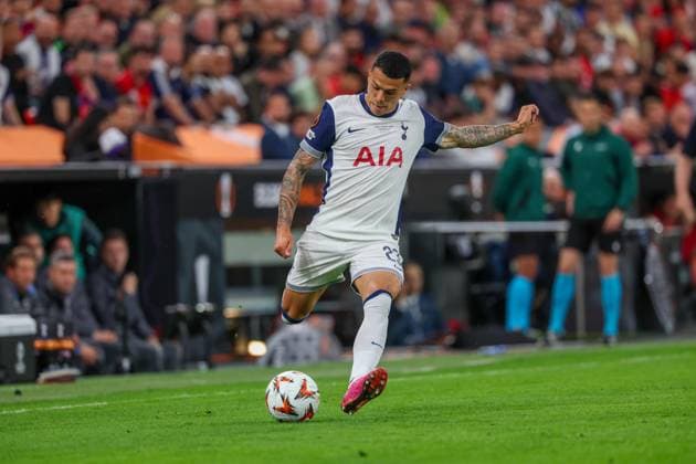 May 21, 2025, Bilbao, Catalogna, Spagna: During the UEFA Europa League Final 2024 25 match on 21 05 2025 in Bilbao, between the English teams Manchester United, ManU vs Tottenham at the San MamoÂ¨s stadium.In Photo: Pedro Porro of FC Tottenham Hotspur Bilbao Spagna - ZUMAs236 20250521_aap_s236_110 Copyright: xFabioxSassox