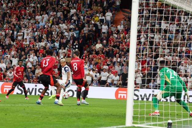 May 21, 2025, Bilbao, Catalogna, Spagna: During the UEFA Europa League Final 2024 25 match on 21 05 2025 in Bilbao, between the English teams Manchester United, ManU vs Tottenham at the San MamoÂ¨s stadium.In Photo: Richarlison of FC Tottenham Hotspur Bilbao Spagna - ZUMAs236 20250521_aap_s236_114 Copyright: xFabioxSassox