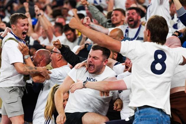 Europa League Football Match - 2024 25 Manchester United, ManU vs Tottenham During the UEFA Europa League Final 2024 25 match on 21 05 2025 in Bilbao, between the English teams Manchester United vs Tottenham at the San Mames stadium In Photo: goal the Brennan Johnson of FC Tottenham Hotspur BILBAO Stadio SAN MAMES Catalogna Spagna Copyright: xFABIOxSASSO FPAxFabioxSasso FPAx Manchester Ubited - Tottenaham2025_05_21Fabio Sasso4709