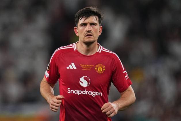 ESP: Tottenham Hotspur Manchester United, ManU UEFA Europa League Final Harry Maguire of Manchester United during the UEFA Europa League, Final, between Tottenham Hotspur and Manchester United played at San Mames Stadium on May 21, 2025 in Bilbao, Spain. kpng Copyright: xBaguxBlancox xPRESSINPHOTOx PS_240521_TOT_MAN_043