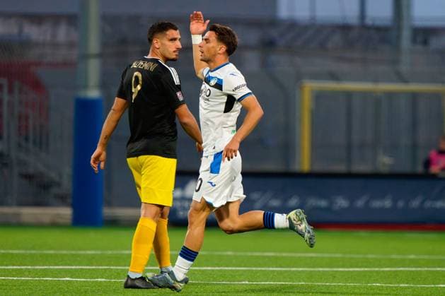 CALCIO - Serie C Italia - Playoff - Audace Cerignola vs Atalanta Under 23 Andrea Ceresoli of Atalanta U23 celebrates after scoring a goal during Playoff - Audace Cerignola vs Atalanta Under 23, Italian football Serie C match in Cerignola (FG), Italy, May 21 2025 Cerignola (FG) Italy  Copyright: xIPAxSport ABACAx