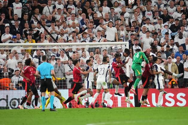 Andre Onana of Manchester United, ManU Tottenham Hotspur v Manchester United, UEFA Europa League match, Final. Football, San Mames Stadium, Bilbao, Spain - 21 May 2025 Editorial use only  Copyright: xBlanco Pressinphoto Shutterstockx 15313878be