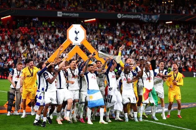 Football, EL Final in Bilbao, Tottenham Hotspur are Europa League winners