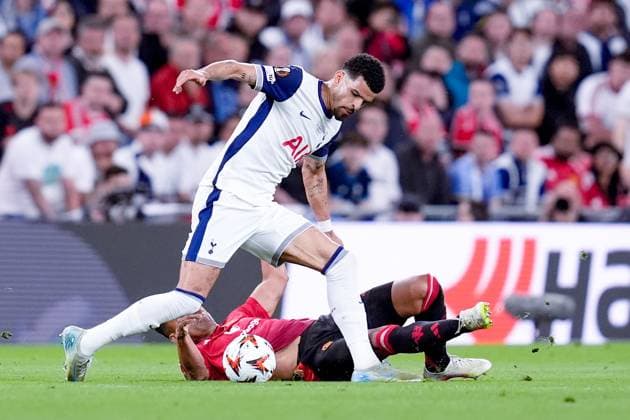 Tottenham Hotspur v Manchester United, ManU - UEFA Europa League Final 2025 Dominic Solanke of Tottenham Hotspur during the UEFA Europa League Final match between Tottenham Hotspur and Manchester United at San Mames Stadium on May 21, 2025 in Bilbao, Spain. Bilbao San Mames Stadium Spain Copyright: xGiuseppexMaffiax UEL_Final_Tottenham-ManchesterUnited_210525_BRU5060