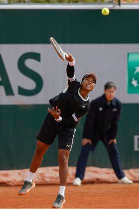 May 22, 2025, Paris, Paris, France: Mananchaya Sawangkaew (THA) in action during the qualification of the tennis Grand Slam of Roland Garros 2025, match between Mananchaya Sawangkaew (THA) andLinda Klimovicova (POL) at Roland Garros Stadium - on May 22 2025.Paris - France Paris France - ZUMAb253 20250522_zsp_b253_003 Copyright: xLoicxBaratouxx