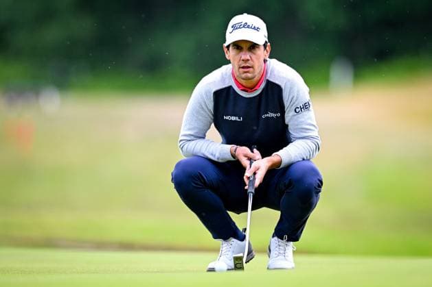 Soudal Open DP World Tour 22 05 2025 SCHILDE, BELGIUM - MAY 22 : Manassero Matteo (ITA) in action during day one of the Soudal Open DP World Tour Golf at Rinkven International Golf Club on May 22, 2025 in Schilde, Belgium, 22 05 2025  Copyright: xTomasxSiskx