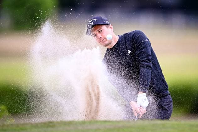 Soudal Open DP World Tour 22 05 2025 SCHILDE, BELGIUM - MAY 22 : Jordan Matthew (ENG) in action during day one of the Soudal Open DP World Tour Golf at Rinkven International Golf Club on May 22, 2025 in Schilde, Belgium, 22 05 2025  Copyright: xTomasxSiskx