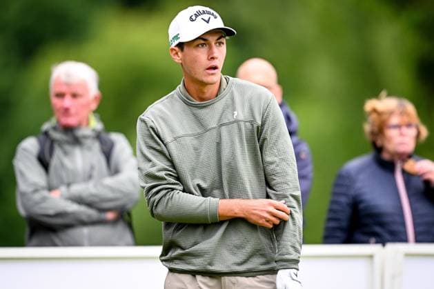 Soudal Open DP World Tour 22 05 2025 SCHILDE, BELGIUM - MAY 22 : Besard Matthis (BEL) in action during day one of the Soudal Open DP World Tour Golf at Rinkven International Golf Club on May 22, 2025 in Schilde, Belgium, 22 05 2025  Copyright: xTomasxSiskx