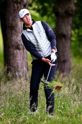 Soudal Open DP World Tour 22 05 2025 SCHILDE, BELGIUM - MAY 22 : Ding Wenyi (CHN) in action during day one of the Soudal Open DP World Tour Golf at Rinkven International Golf Club on May 22, 2025 in Schilde, Belgium, 22 05 2025  Copyright: xTomasxSiskx