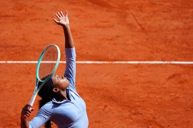 Coco Gauff practices French Open Tennis, Thursday Previews, Qualifying and Practice, Tennis, Roland Garros, Paris, France - 22 May 2025 EDITORIAL USE ONLY No use with unauthorised audio, video, data, fixture lists, club league logos or live services. Online in-match use limited to 120 images, no video emulation. No use in betting, games or single club league player publications. Copyright: xJavierxGarcia Shutterstockx 15314609b