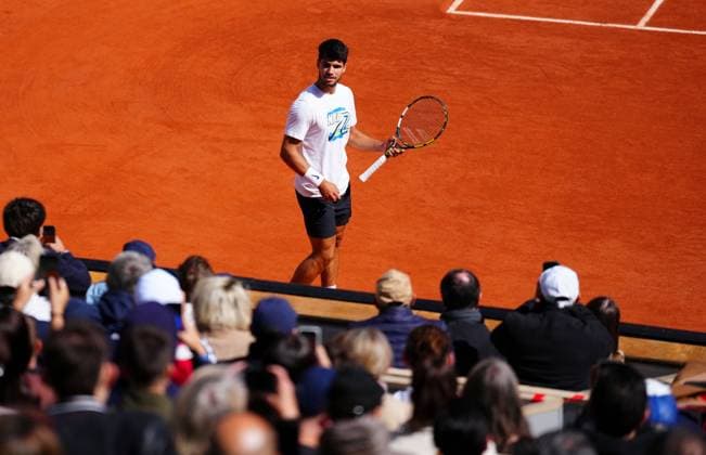 Tennis, French Open, Training
