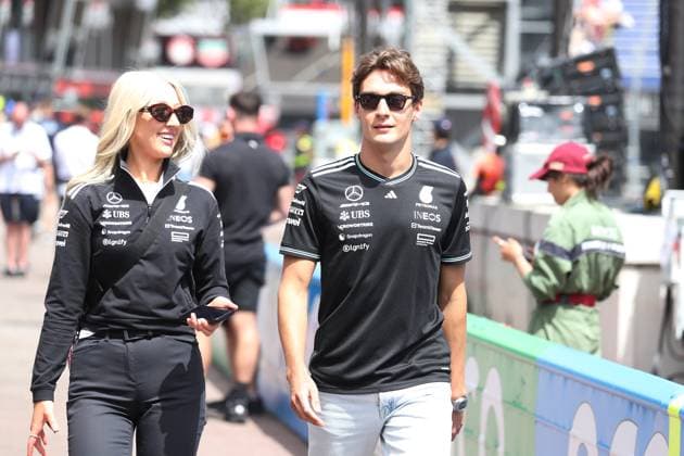 GRAND PPRIX MONACO 2025 JEUDI PHOTOPQR NICE MATIN Jean François Ottonello ; Monaco ; 22 05 2025 ; 82e Grand Prix de Monaco 2025 - George Russell - Mercedes F1 Grand Prix of Monaco at Circuit de Monaco on May 22, 2025 in Monte-Carlo, Monaco Monaco France  Copyright: xPHOTOPQR NICExMATIN MAXPPPxJeanxFrançoisxOttonellox 20250522NIM5943 20250522NIM5943