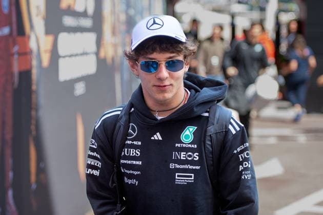 Formula1 GP Monaco Thursday, 22 05 2025 Andrea Kimi Antonelli 12, Mercedes AMG Petronas F1 Team Formula1 GP Monaco Thursday, 22 05 2025 Copyright: xBEAUTIFULxSPORTS Erlhofx