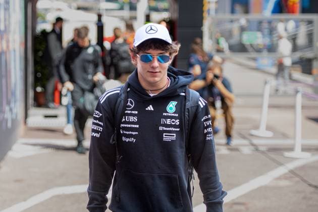 Formula1 GP Monaco Thursday, 22 05 2025 Andrea Kimi Antonelli 12, Mercedes AMG Petronas F1 Team Formula1 GP Monaco Thursday, 22 05 2025 Copyright: xBEAUTIFULxSPORTS Erlhofx