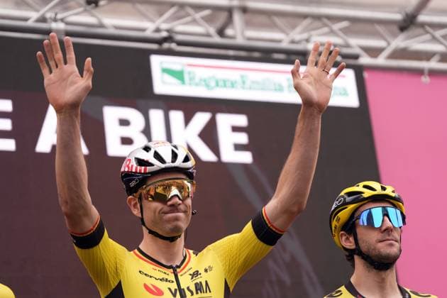 Van Aert Wout of Team Visma Lease A Bike during the stage 12 of the Giro d™Italia from Modena to Viadana (Oglio-Po), Italy - Thursday, May 22, 2025. - cycling.  Copyright: xFabioxFerrari LaPressex
