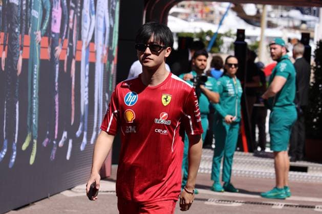 Zhou Guanyu Scuderia Ferrari HP, substitute driver , Media Day, MCO, Formula 1 World Championship, Tagheuer Monaco Grand Prix, 22 05 2025 ITA, Formula 1 World Championship, Monaco Grand Prix, 22 05 2024 Monaco Copyright: xEibner-Pressefoto AnnikaxGrafx EP_AGF