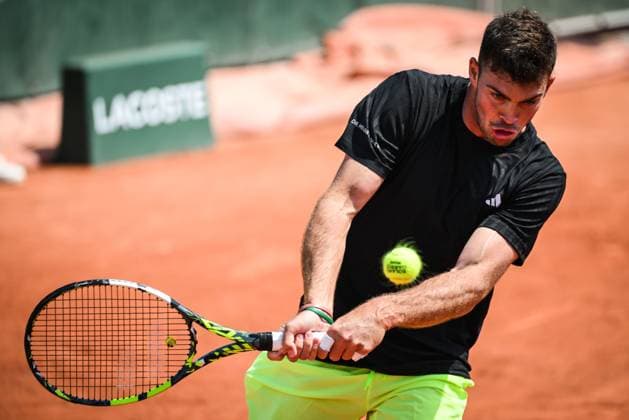 May 22, 2025, Paris, France, France: Maximilian MARTERER of Germany during the fourth qualifying day of Roland-Garros 2025, French Open 2025, Grand Slam tennis tournament at Roland-Garros Stadium on May 22, 2025 in Paris, France. Paris France - ZUMAm308 20250522_zsp_m308_024 Copyright: xMatthieuxMirvillex