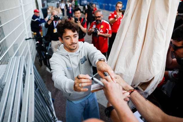 F1 - MONACO GRAND PRIX 2025 LECLERC Charles (mco), Scuderia Ferrari SF-25, portrait during the Formula 1 Tag Heuer Grand Prix de Monaco, 8th round of the 2025 FIA Formula One World Championship, WM, Weltmeisterschaft from May 23 to 25, 2025 on the Circuit de Monaco, in Monte-Carlo, Monaco - Monte-CarloMonaco  Copyright: xJavierxJimenezx