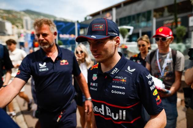 F1 - MONACO GRAND PRIX 2025 VERSTAPPEN Max (ned), Red Bull Racing RB21, portrait during the Formula 1 Tag Heuer Grand Prix de Monaco, 8th round of the 2025 FIA Formula One World Championship, WM, Weltmeisterschaft from May 23 to 25, 2025 on the Circuit de Monaco, in Monte-Carlo, Monaco - Monte-CarloMonaco  Copyright: xJavierxJimenezx