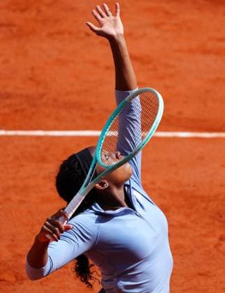 Coco Gauff French Open Tennis, Thursday Previews, Qualifying and Practice, Tennis, Roland Garros, Paris, France - 22 May 2025 EDITORIAL USE ONLY No use with unauthorised audio, video, data, fixture lists, club league logos or live services. Online in-match use limited to 120 images, no video emulation. No use in betting, games or single club league player publications. Copyright: xJavierxGarcia Shutterstockx 15314609bc