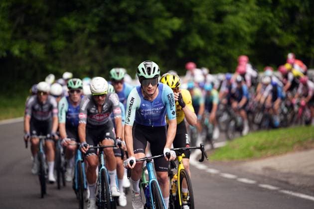 The pack rides during the stage 12 of the Giro d™Italia from Modena to Viadana (Oglio-Po), Italy - Thursday, May 22, 2025. - cycling.  Copyright: xMarcoxAlpozzi LaPressex