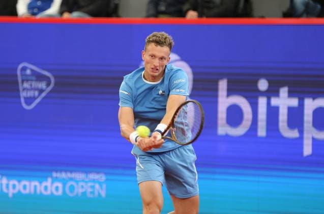 22 05 2025, xcex, GER, Hamburg, Tennis Stadion am Rothenbaum, Tennis, Men, ATP 500 Tournament, Tournament, Bitpanda Hamburg Open 2025, Quarterfinals, Jiri Lehecka Czech Republic, CZE