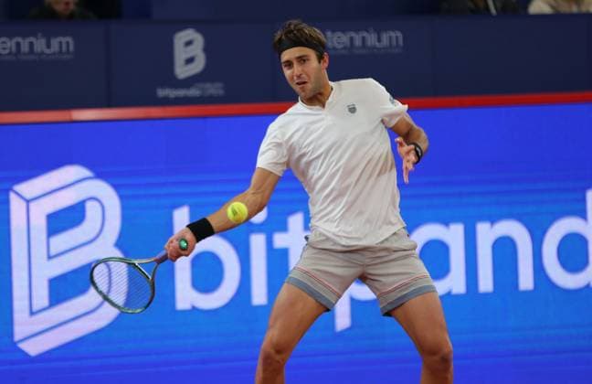 22 05 2025, xcex, GER, Hamburg, Tennis Stadion am Rothenbaum, Tennis, Men, ATP 500 Tournament, Tournament, Bitpanda Hamburg Open 2025, Quarterfinals, Tomas Martin Etcheverry Argentina