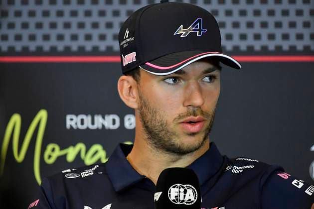 22nd May 2025; Circuit de Monaco, Monte Carlo, Monaco; Formula 1 Tag Heuer Grand Prix of Monaco 2025; Arrival Day; Pierre Gasly of France driving for BWT Alpine F1 Team at the drivers press conference, PK, Pressekonferenz  ActionPlus12791442 BestxImages