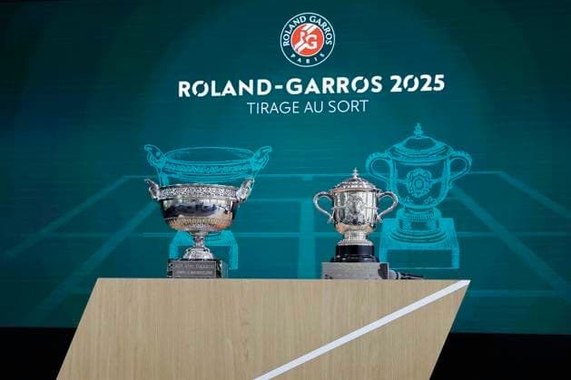 May 22, 2025, Paris, Paris, France: Trophy during the draw of the tennis Grand Slam of Roland Garros 2025, at Roland Garros Stadium - on May 22 2025.Paris - France Paris France - ZUMAb253 20250522_zsp_b253_033 Copyright: xLoicxBaratouxx