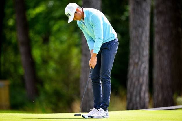 Soudal Open DP World Tour 22 05 2025 SCHILDE, BELGIUM - MAY 22 : Veerman Johannes (USA) in action during day one of the Soudal Open DP World Tour Golf at Rinkven International Golf Club on May 22, 2025 in Schilde, Belgium, 22 05 2025  Copyright: xTomasxSiskx
