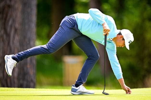Soudal Open DP World Tour 22 05 2025 SCHILDE, BELGIUM - MAY 22 : Veerman Johannes (USA) in action during day one of the Soudal Open DP World Tour Golf at Rinkven International Golf Club on May 22, 2025 in Schilde, Belgium, 22 05 2025  Copyright: xTomasxSiskx