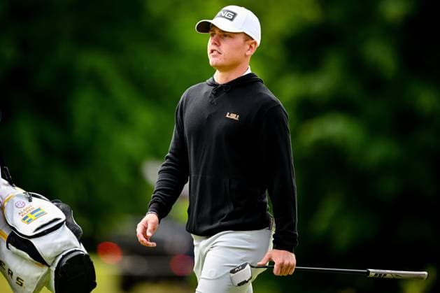 Soudal Open DP World Tour 22 05 2025 SCHILDE, BELGIUM - MAY 22 : Kleen Algot (SWE) in action during day one of the Soudal Open DP World Tour Golf at Rinkven International Golf Club on May 22, 2025 in Schilde, Belgium, 22 05 2025  Copyright: xTomasxSiskx