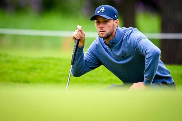 Soudal Open DP World Tour 22 05 2025 SCHILDE, BELGIUM - MAY 22 : Pieters Thomas (BEL) in action during day one of the Soudal Open DP World Tour Golf at Rinkven International Golf Club on May 22, 2025 in Schilde, Belgium, 22 05 2025  Copyright: xTomasxSiskx
