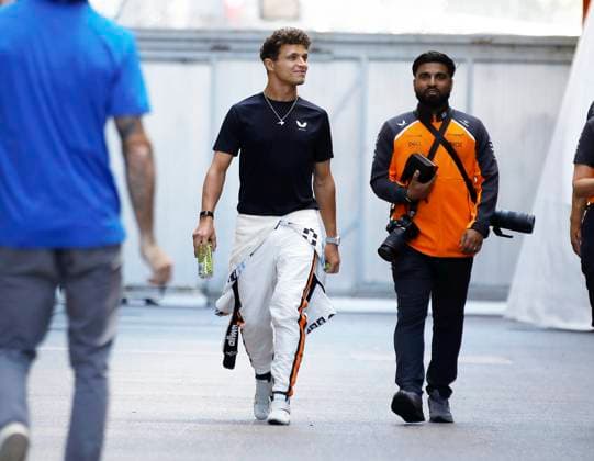 Pilotes paddocks PHOTOPQR NICE MATIN Dylan Meiffret ; Monaco ; 22 05 2025 ; Ambiance et portraits de pilotes de Formule 1 dans les paddocks. ICI : Lando Norris ( McLaren F1 team) - 22nd May 2025; Monaco Atmosphere and portraits of Formula 1 drivers in the paddocks. Monaco France  Copyright: xPHOTOPQR NICExMATIN MAXPPPxDylanxMeiffretx 20250522NIM7581 20250522NIM7581