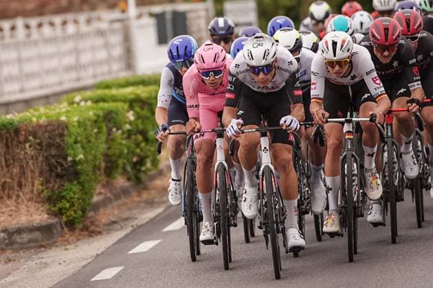Del Toro Romero Isaac of Uae Team Emirates Xrg during the stage 12 of the Giro dÕItalia from Modena to Viadana (Oglio-Po), Italy - Thursday, May 22, 2025. - cycling.  Copyright: xMarcoxAlpozzi LaPressex