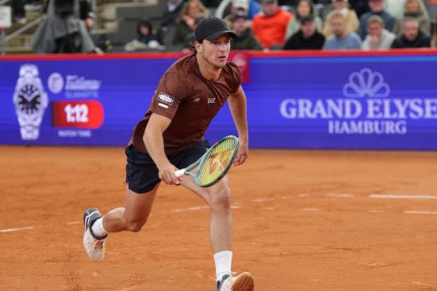 GER, Hamburg, xFSx , ATP 500 , Mens Tennis Tournament Bitpanda Hamburg Open 2025, Quarterfinals , 22 05 2025 Luciano Darderi ITA Copyright: HMBxMedia FernandoxSoares