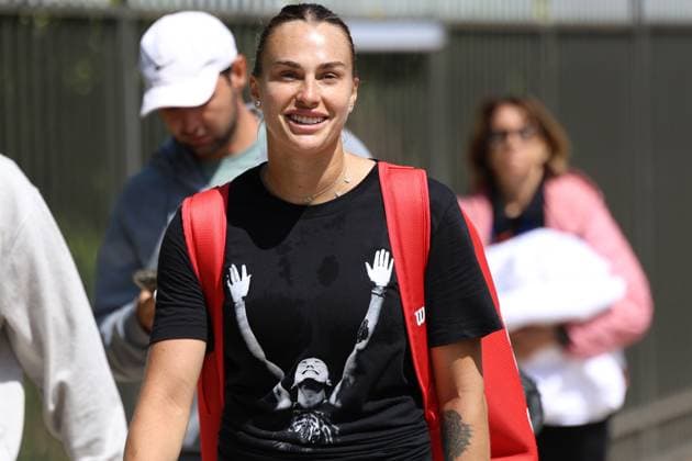 Roland Garros 2025 Aryna Sabalenka during training before Roland Garros 2025 tennis tournament in Paris France on 22 May 2025. Paris France  Copyright: xFotoxOlimpikx originalFilename:jastrzebowski-rolandga250522_np0AV.jpg