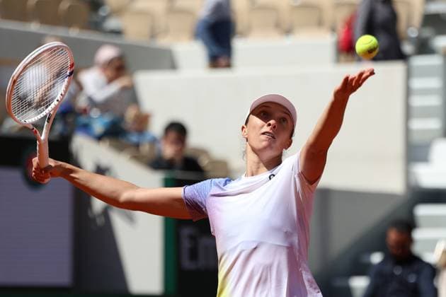 Roland Garros 2025 Iga Swiatek during training before Roland Garros 2025 tennis tournament in Paris France on 22 May 2025. Paris France  Copyright: xFotoxOlimpikx originalFilename:jastrzebowski-rolandga250522_npM7R.jpg