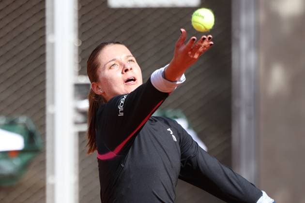 Roland Garros 2025 Maja Chwalinska during qualifications for Roland Garros 2025 tennis tournament in Paris France on 22 May 2025. Paris France  Copyright: xFotoxOlimpikx originalFilename:jastrzebowski-rolandga250522_npnD0.jpg